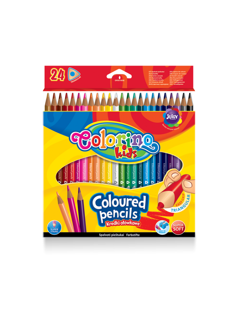 LAPICES TRIANGULARES COLORINO 24COL 51828PTR