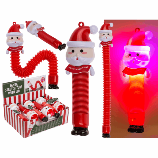 TUBO EXT.PAPA NOEL LED 160021