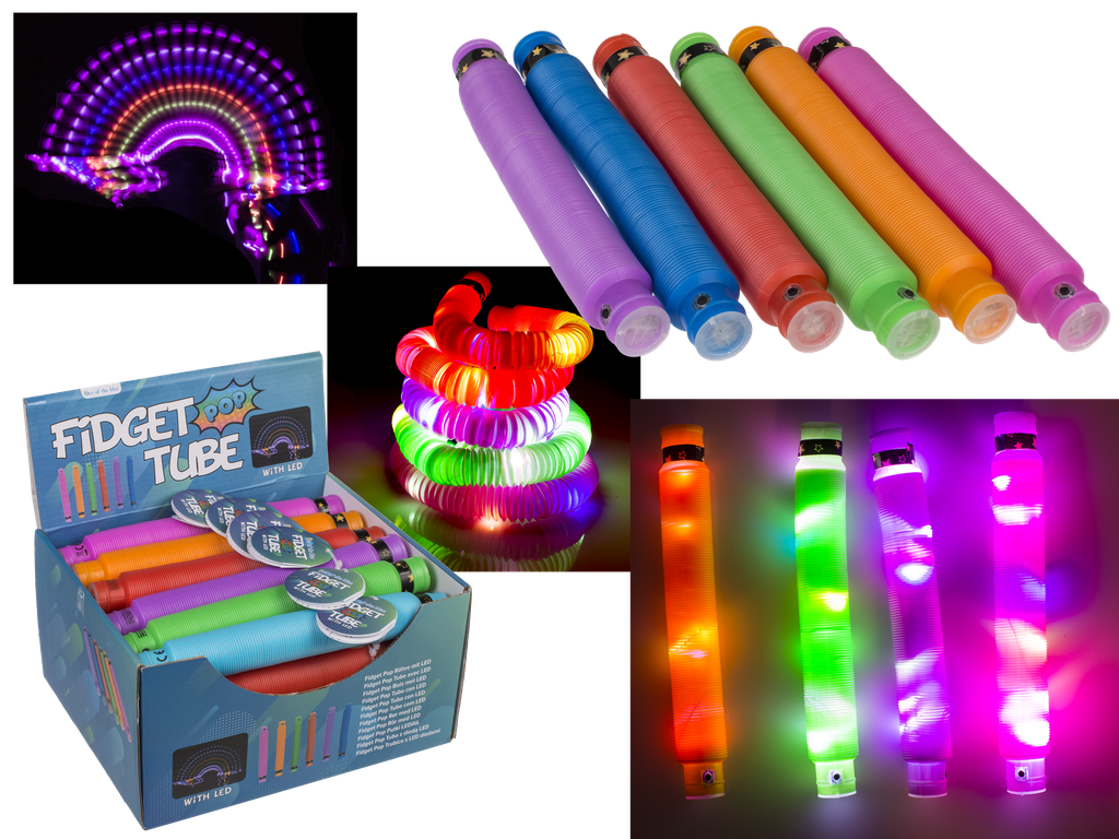 TUBO FIDGET POP C/LED 61/6671