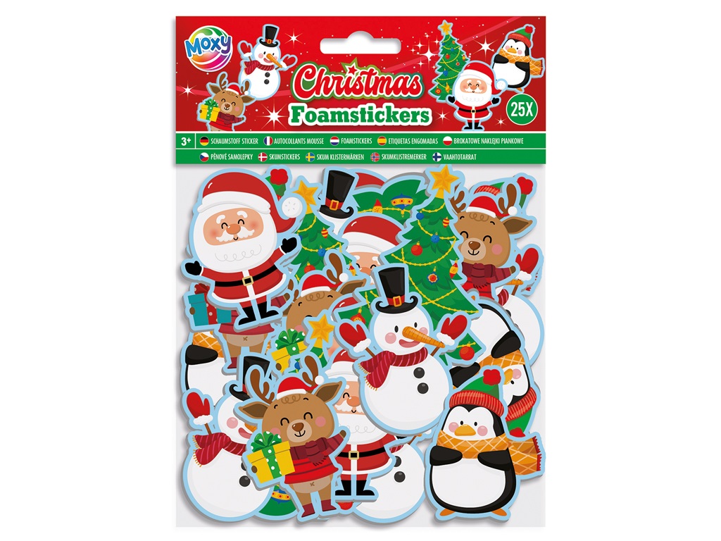 XMAS FOAM STICKERS 800054