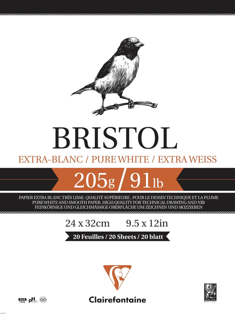 BLOC BRISTOL 240X320 20H 205G 96170C