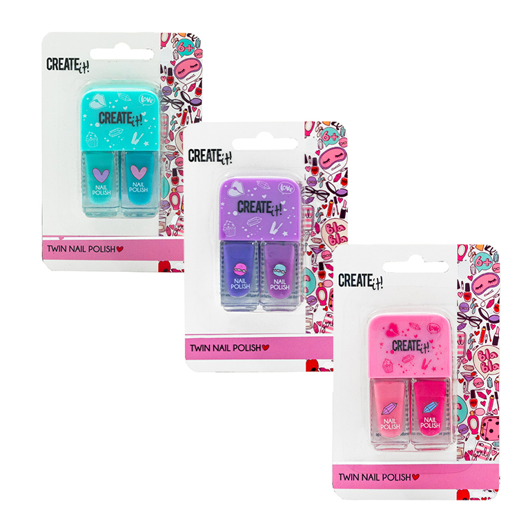 SET CREATE-IT ESMALTE UÑAS DUO