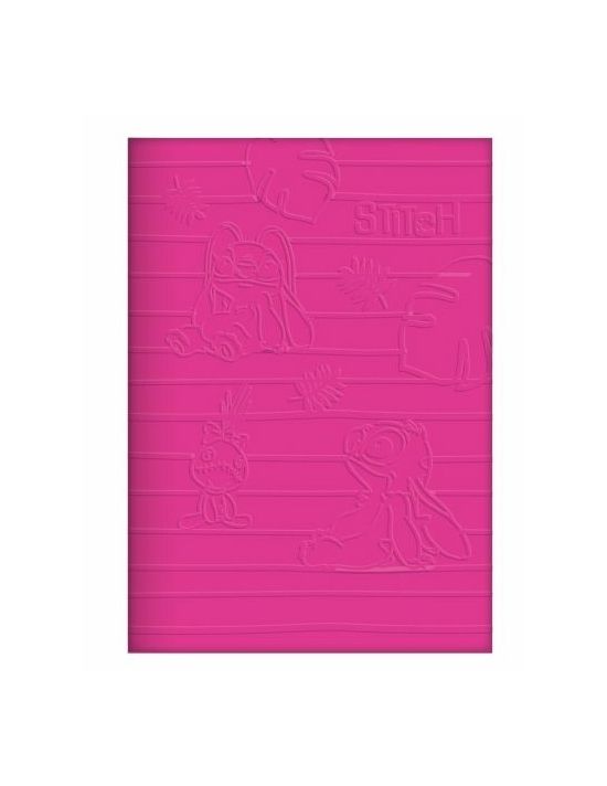 CUADERNO B6 80H CUADRIC.STITCH BLACK TROPICAL