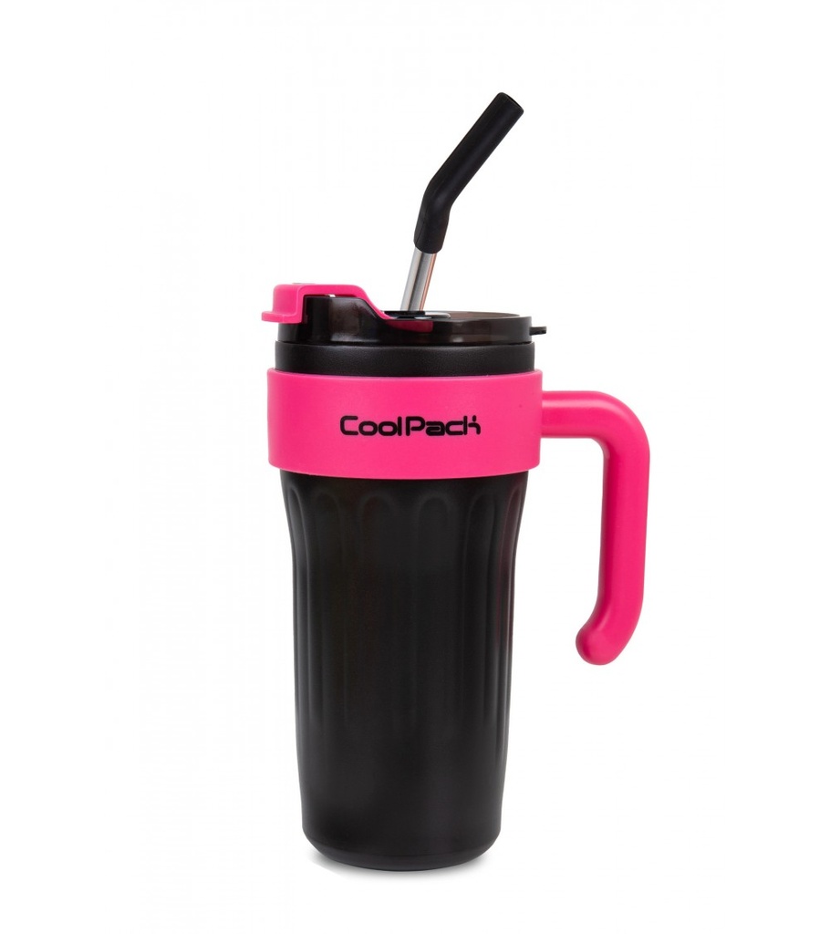 JUMBO COFFEE MUG 860ML PINK BLACK