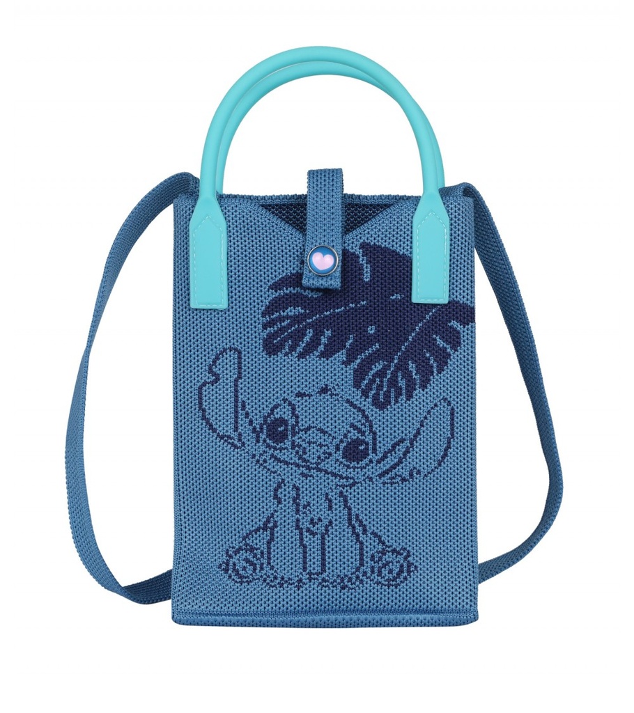 BOLSO BANDOLERA STITCH BLUE