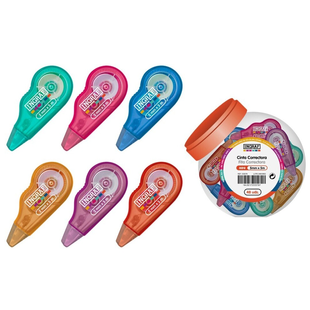 CINTA CORRECTORA MINI MEDITERRANEO 5MMX5M 48UD