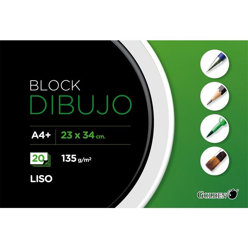 BLOC DIBUJO A4+ LISO 135GR ESPIRAL