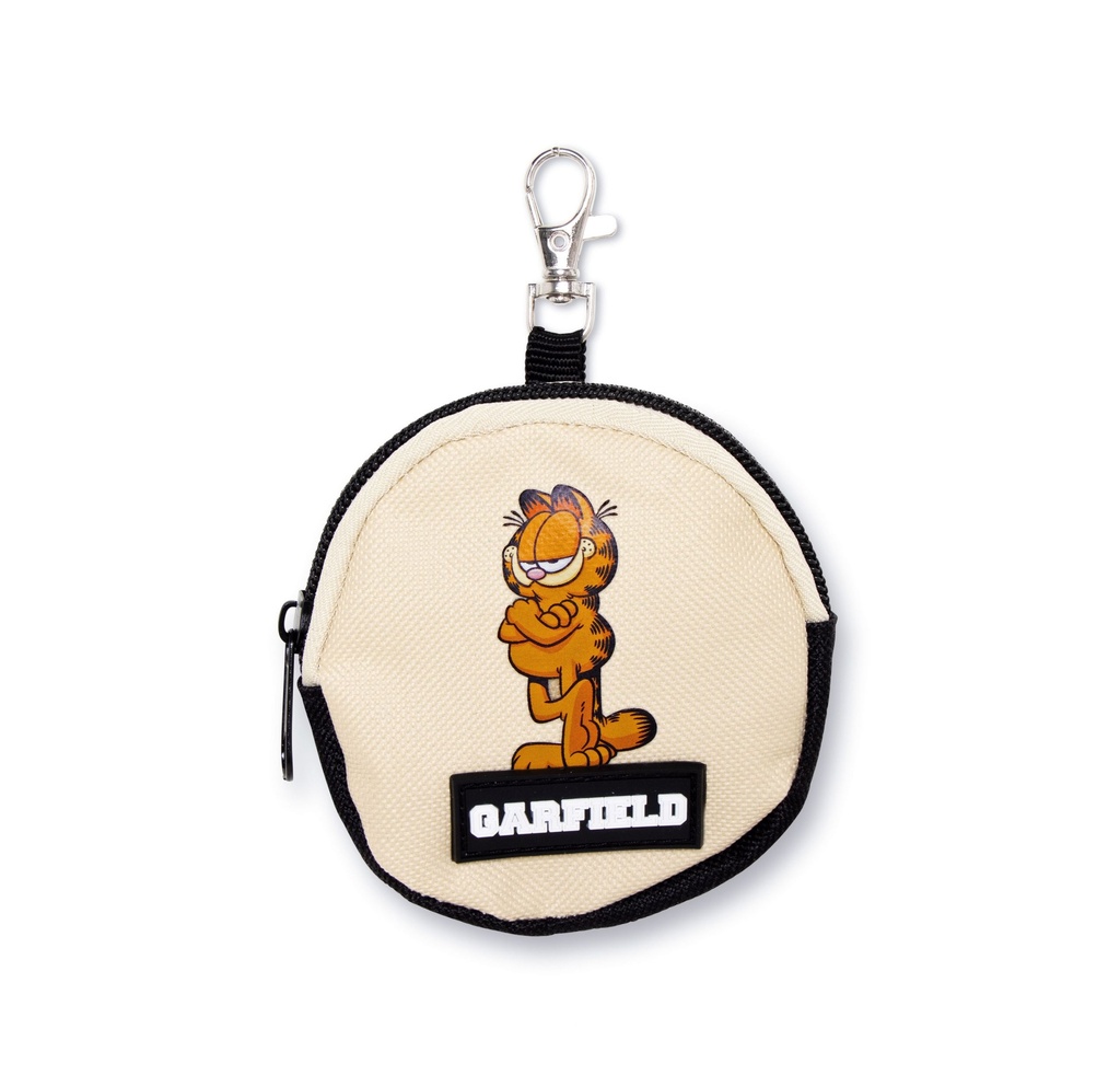 MONEDERO REDONDO 9X9X2CM GARFIELD