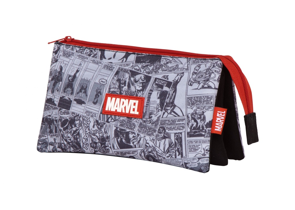 PORTATODO TRIPLE DE 21X11CM MARVEL