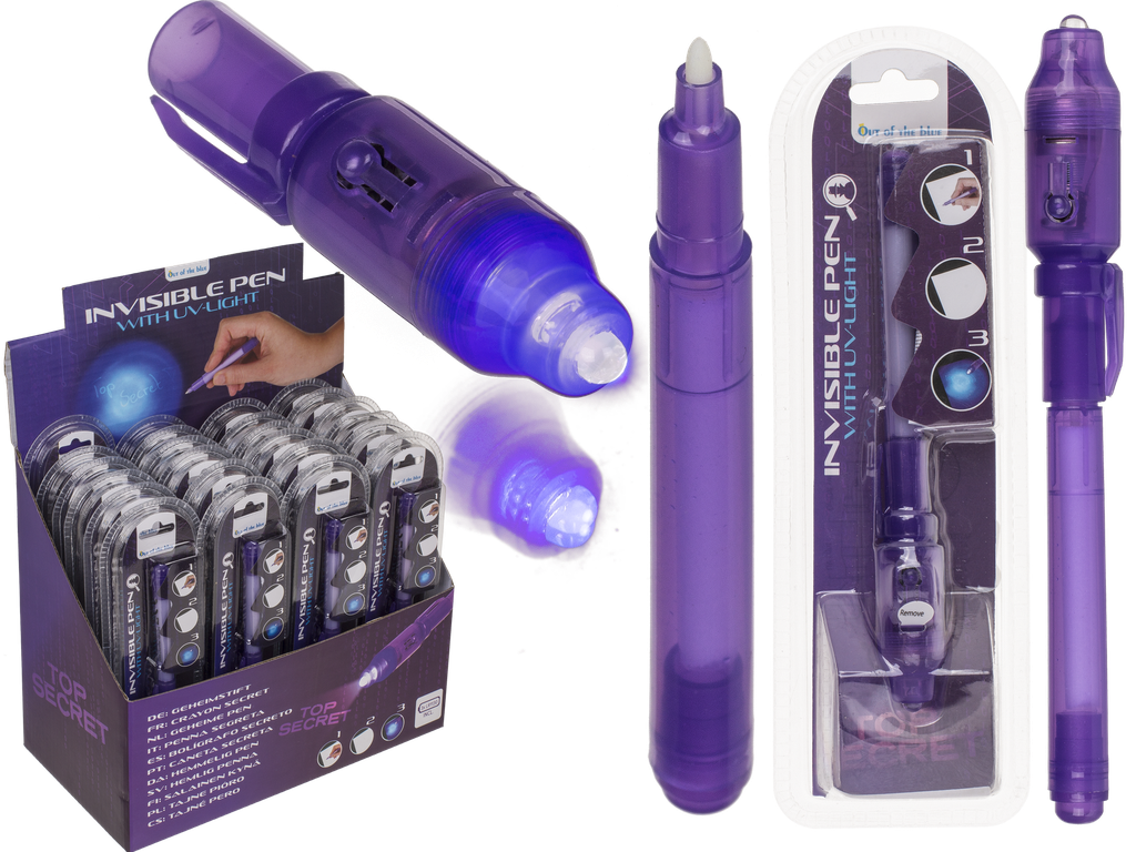 BOLIGRAFO TINTA INVISIBLE UV 29/3284