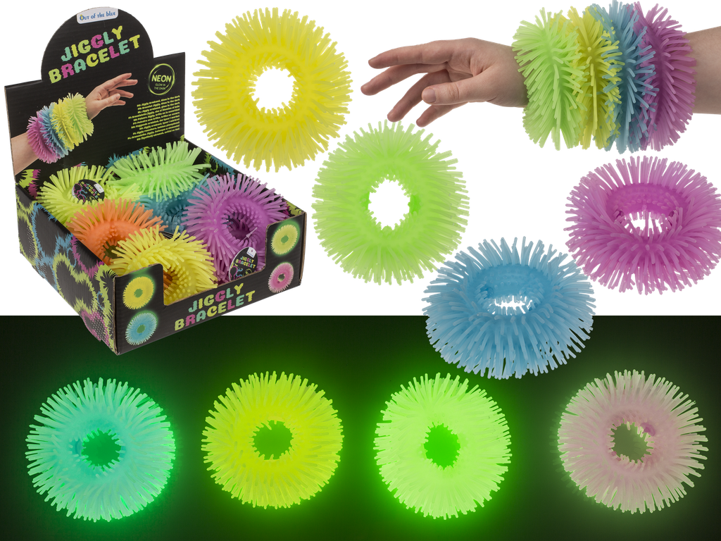 PULSERA JIGGLY BRILLA OSCURIDAD 4COL 59/2240