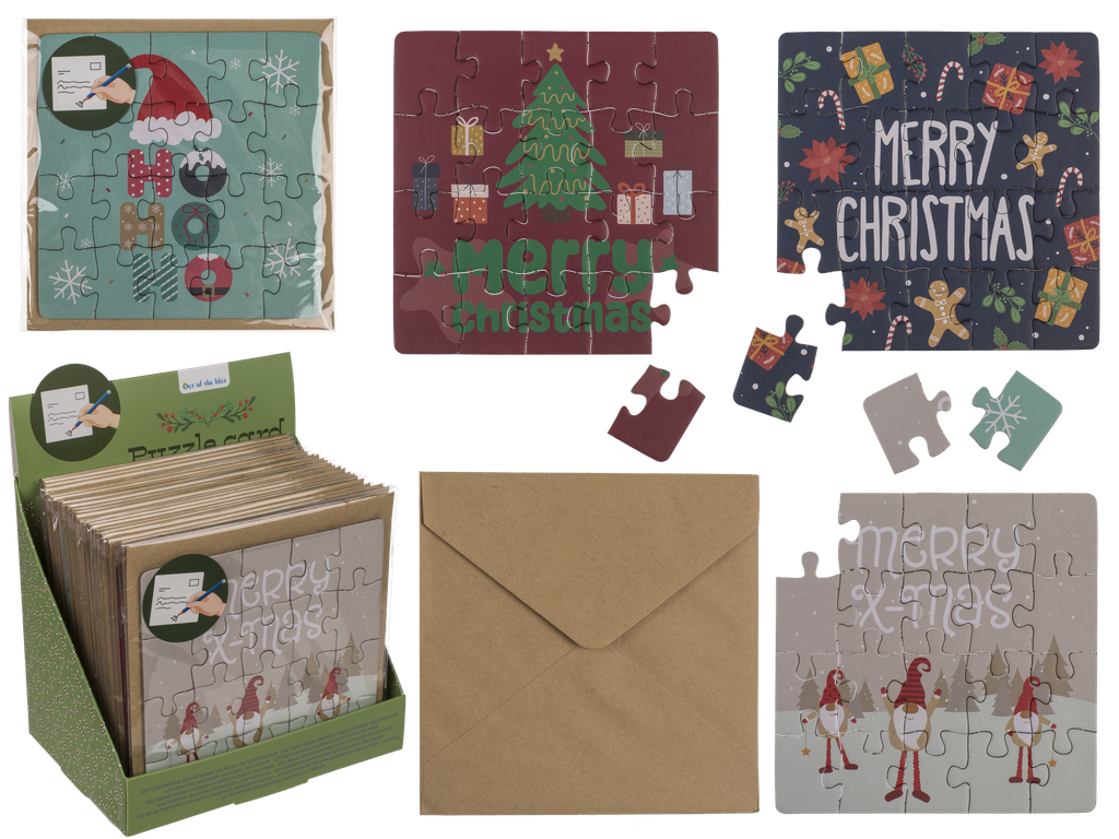 TARJETA PUZZLE XMAS 20 PZS 99/6152