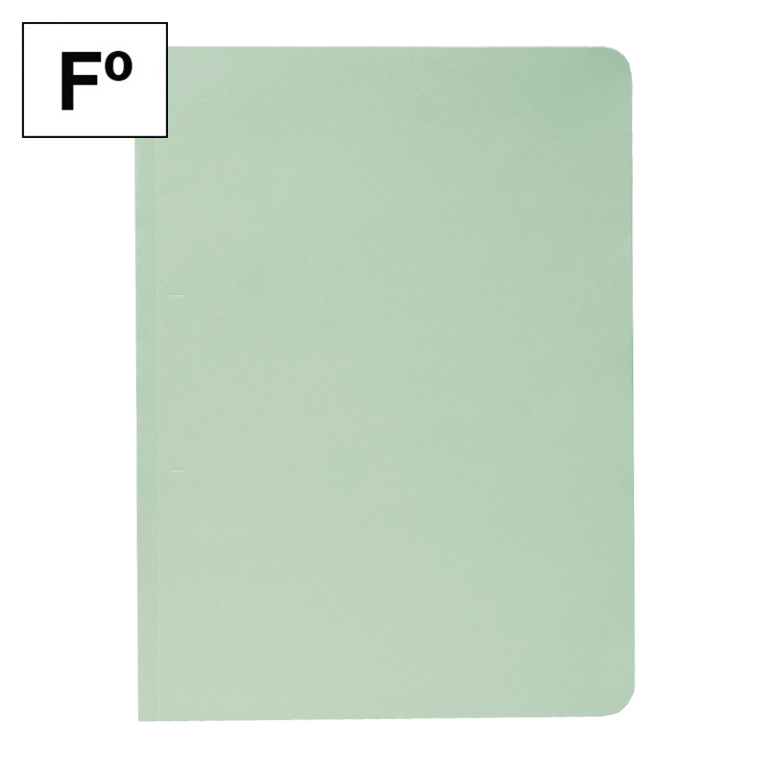 SUBCARPETA PLUS Fº 210G VERDE CLARO 25UD