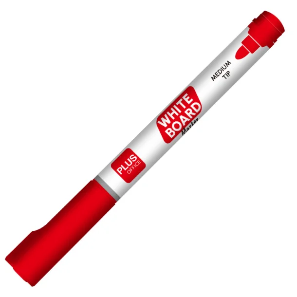 ROTULADOR PARA PIZARRA BLANCA PLUS OFFICE ROJO 1,2 MM