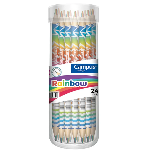 LAPICES COLORES CAMPUS RAINBOW