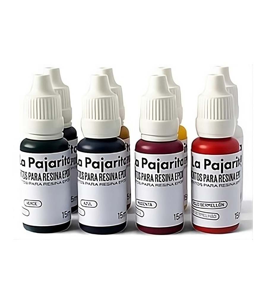 KIT PIGMENTOS/COLORANTES 8 COLORES