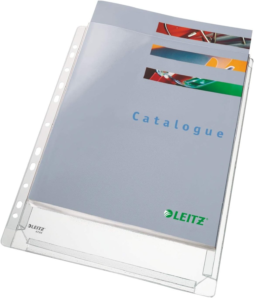 LEITZ FUNDA MULTITALADRO DIN A4 PACK 5 UD.