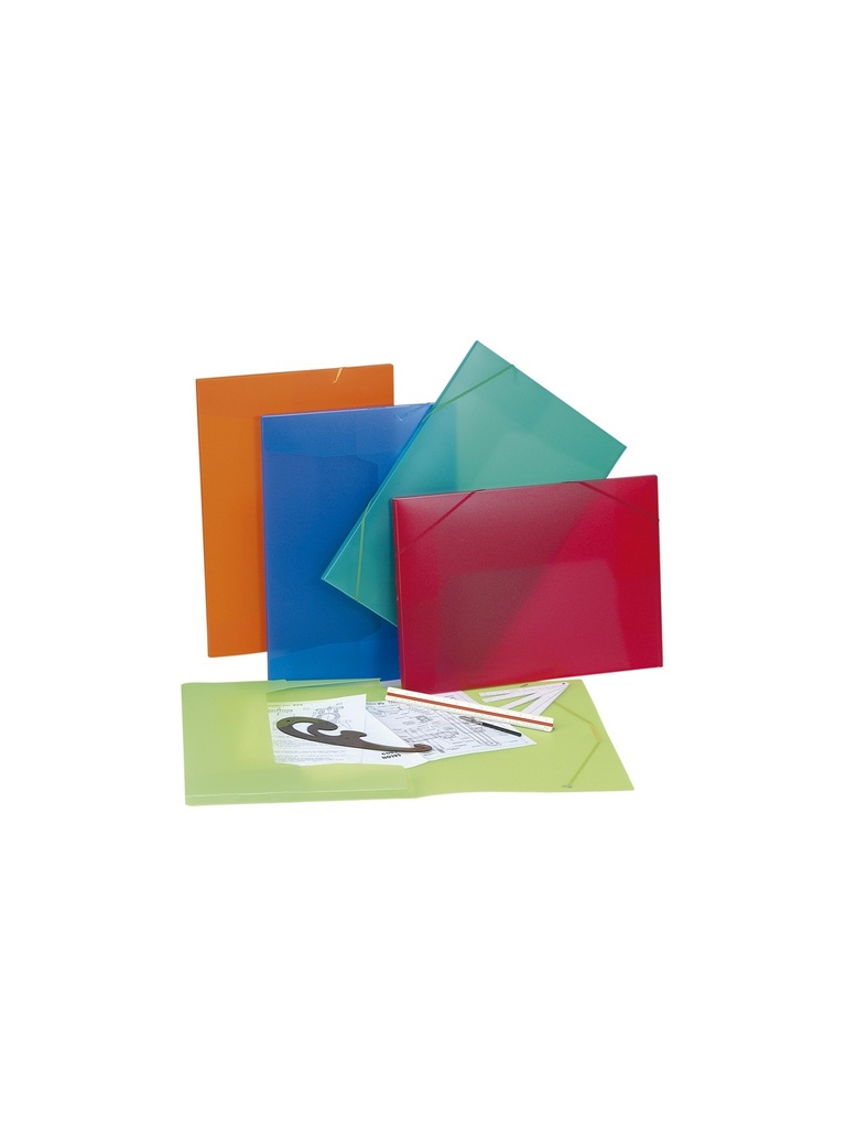 CARPETA A3 SOLAPAS PP SURTIDO