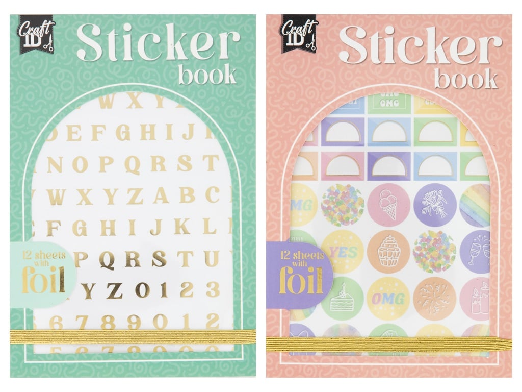LIBRO PEGATINAS CON FOIL 15X11,8CM 12H