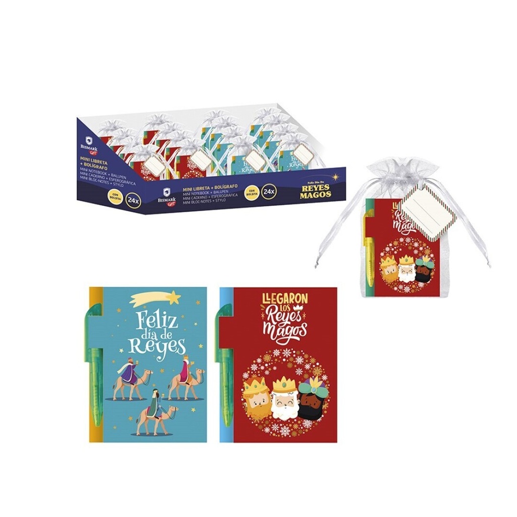 MINI LIBRETA C/BOLI REYES MAGOS