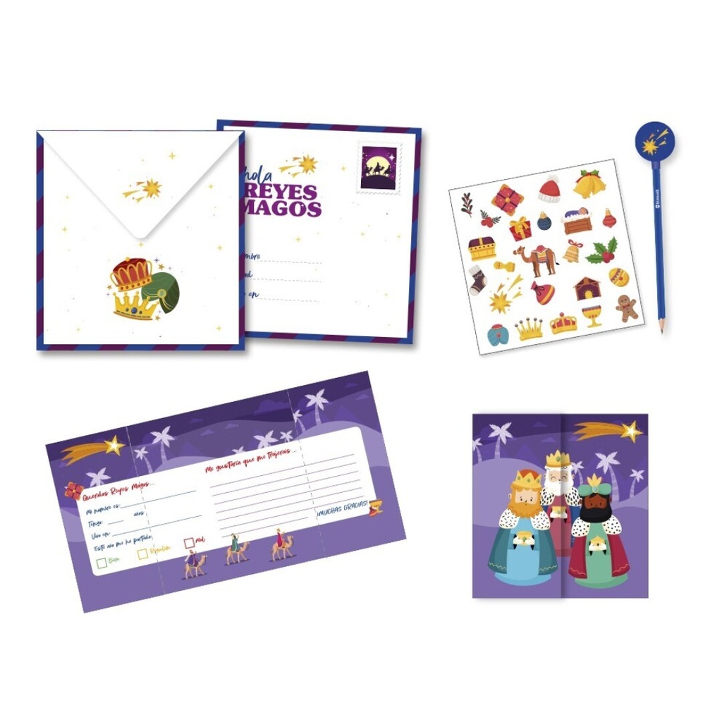 CARTA REYES MAGOS CON SOBRE