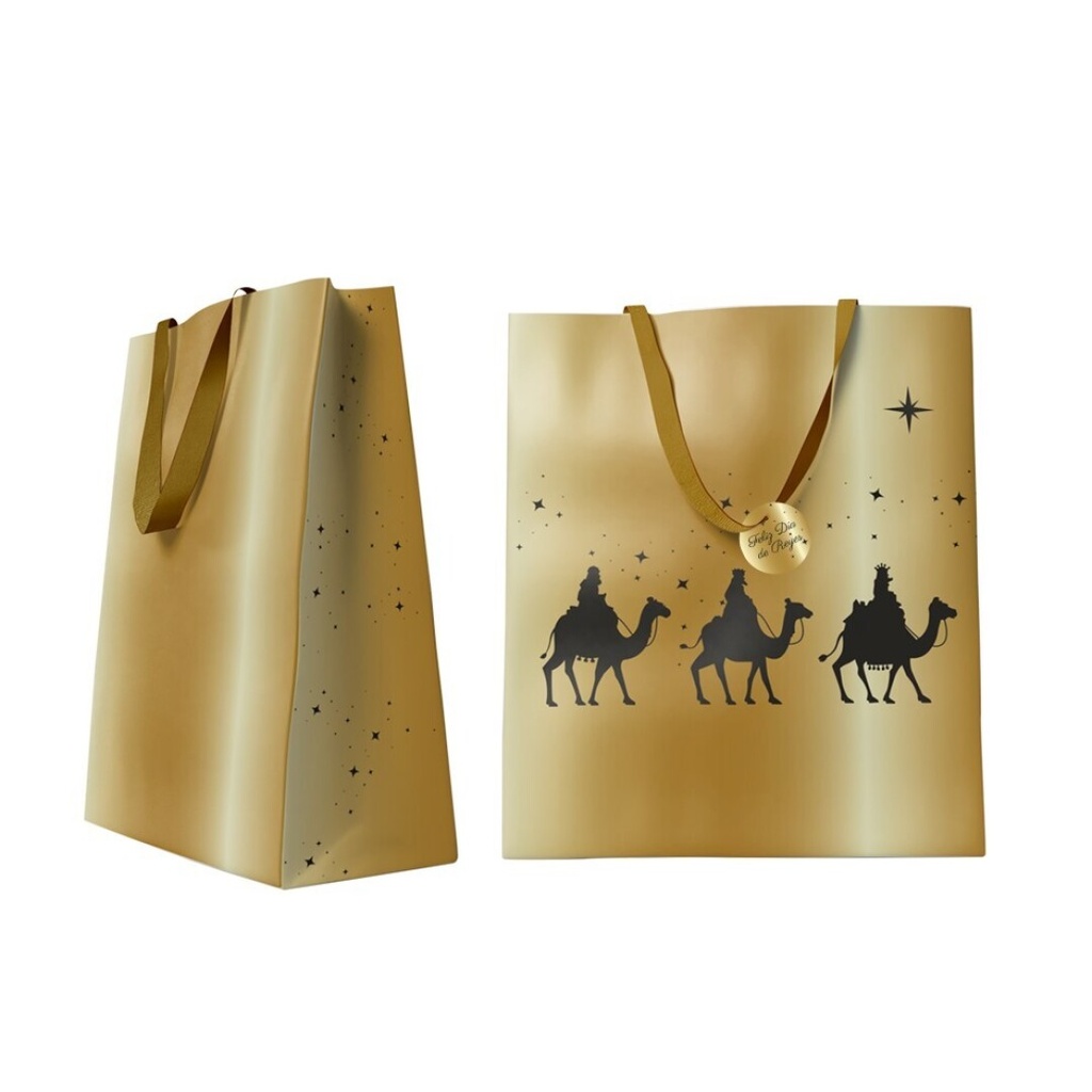 BOLSA DORADA REYES MAGOS M