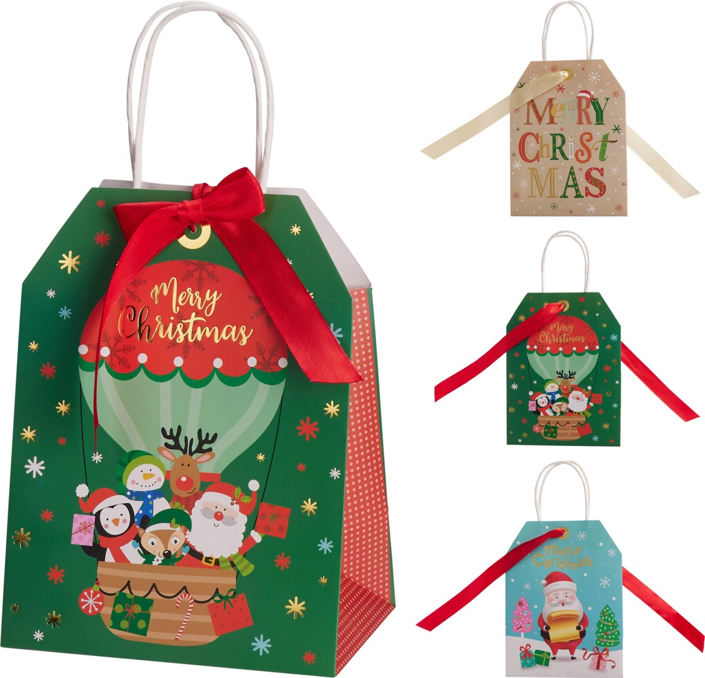 GIFT BAG SMALL XMAS DESIGN