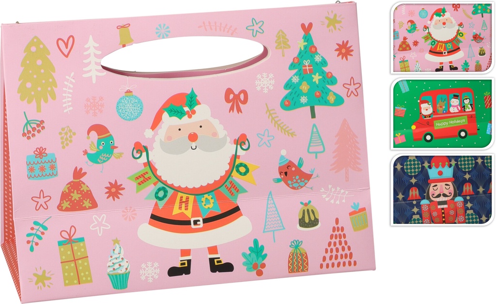 BOLSA NAVIDAD MEDIANA 3MOD XMAS