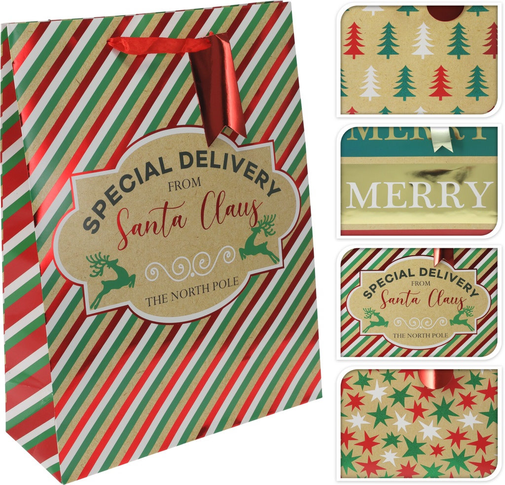 GIFTBAG EXTRA LARGE 4ASS DESIG (FM)