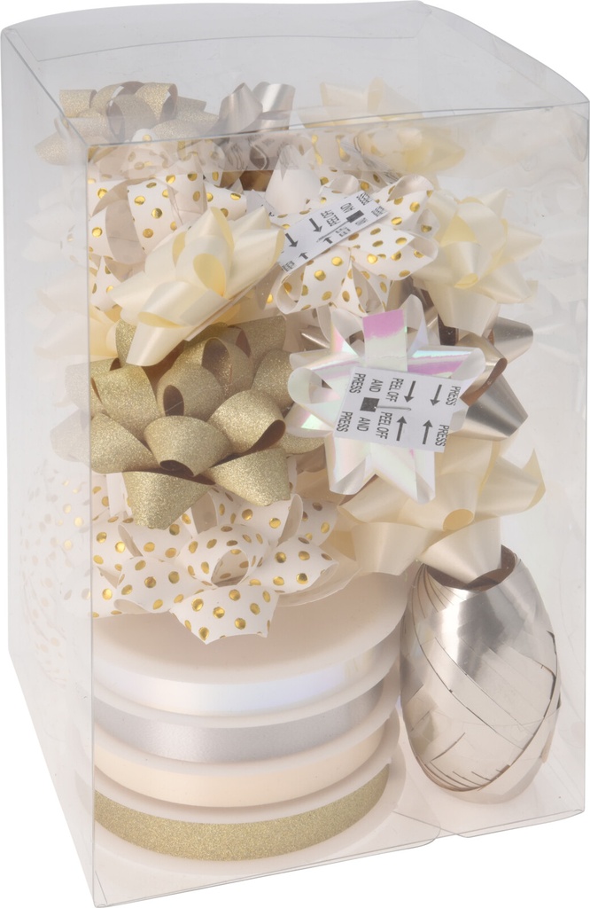 WRAPPING DECO SET BOW AND RIBB