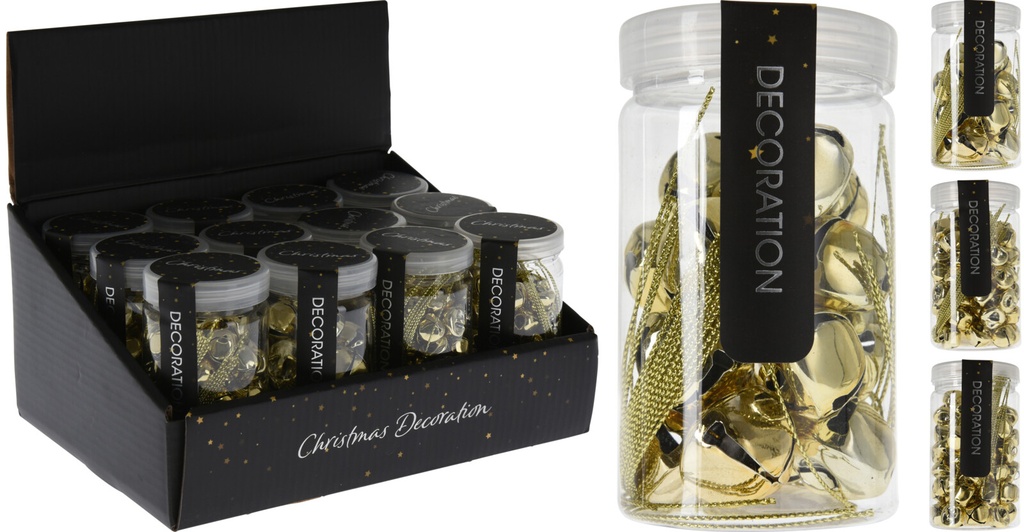 BOTE CASCABEL ORO 25-20-15MM