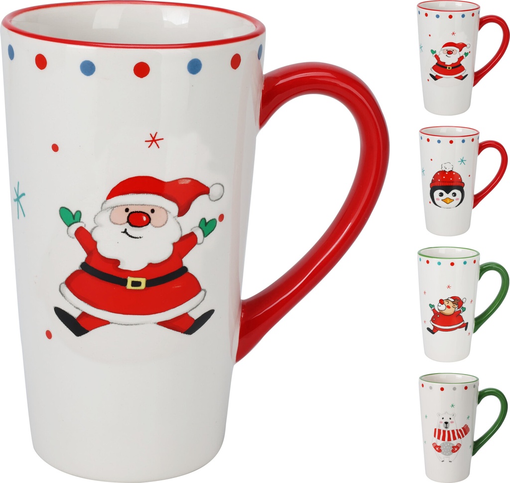 TAZA CHRISTMAS 135MM 4 ASS D