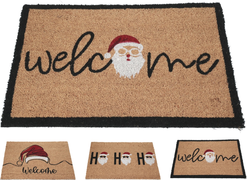 DOORMAT 3ASS XMAS DESIGN