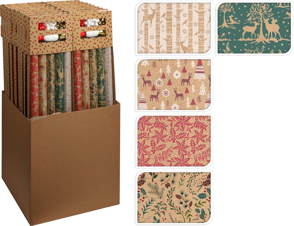 SET.PAPEL REGALO 11PZAS.NOEL