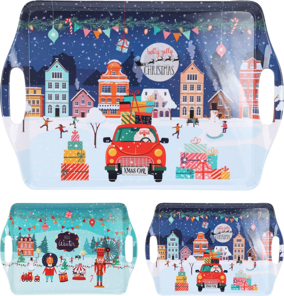 BANDEJA MELAMINA 45X30X2CM 2AS