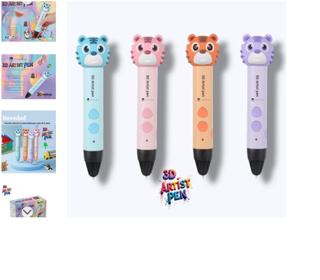 3D LITTLE ARTIST TIGER PEN FULL ACCES.4 COL.