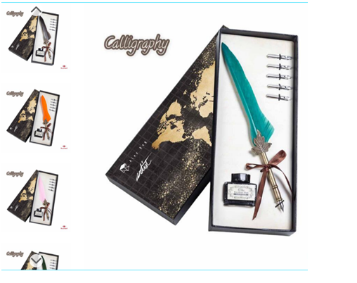 SET PLUMA ARTIST CALLIGRAPHY 6 COL.