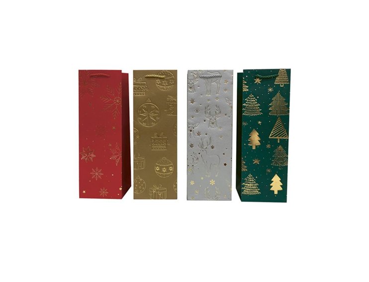 BOTELLERO NAVIDAD BRILLO