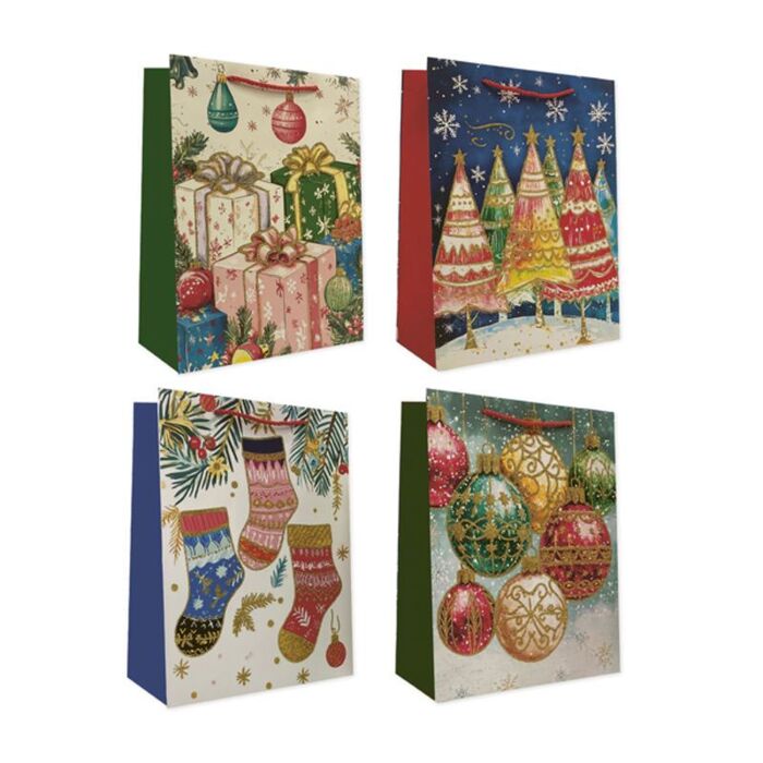 BOLSA NAVIDAD MEDIANA COLORS