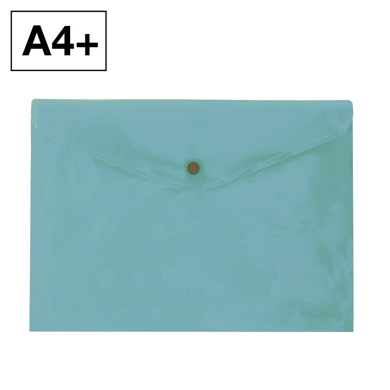 SOBRE PP PLUS A4 BROCHE APAIS.VERDE CLARO