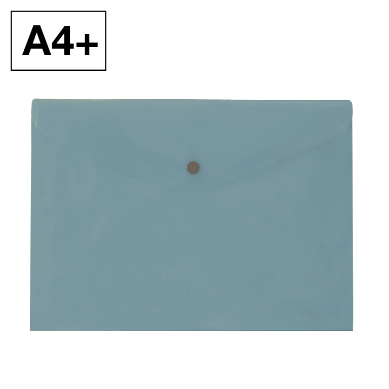 SOBRE PP PLUS A4 BROCHE 2020 AZUL GRIS