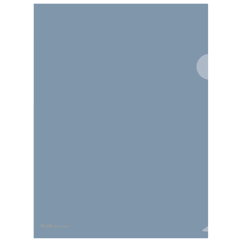 DOSSIER PLUS 2001 Fº ANGULO RECTO AZUL GRIS