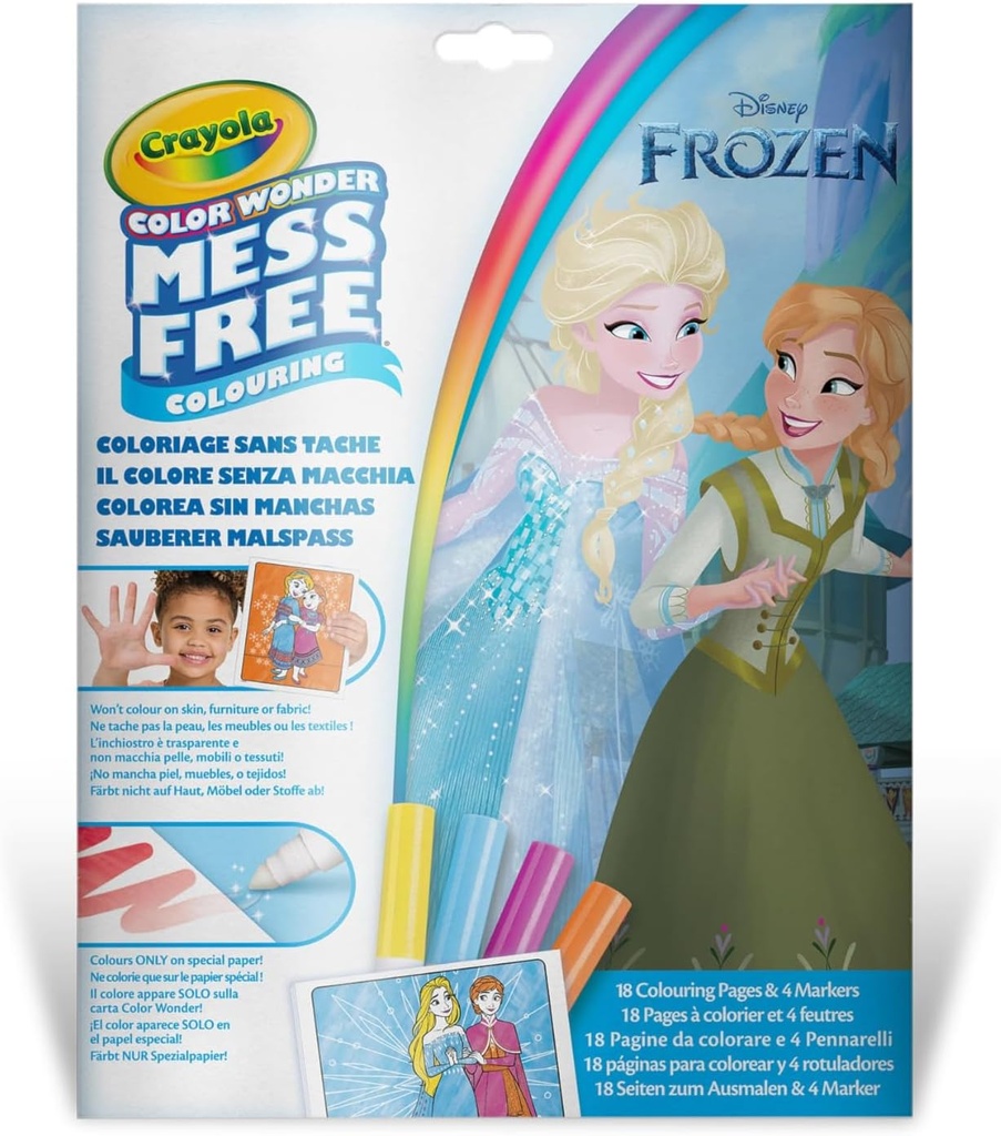 COLOREA SIN MANCHAS COLOR WONDER DISNEY FROZEN