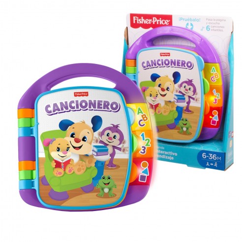 LIBRO APRENDIZAJE PERRITO FRC69 FISHER PRICE