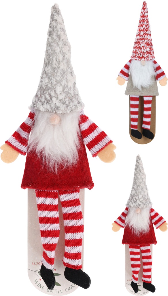 CUBRE BOTELLAS GNOMO 29CM