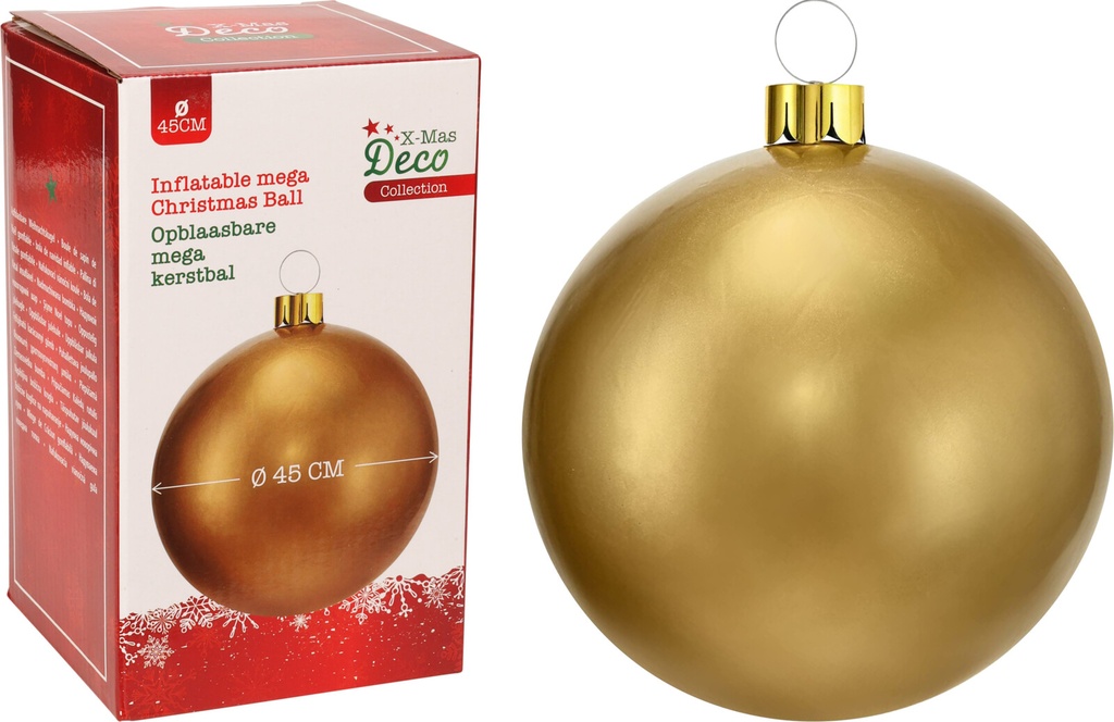 BOLA HINCHABLE 45CM ORO
