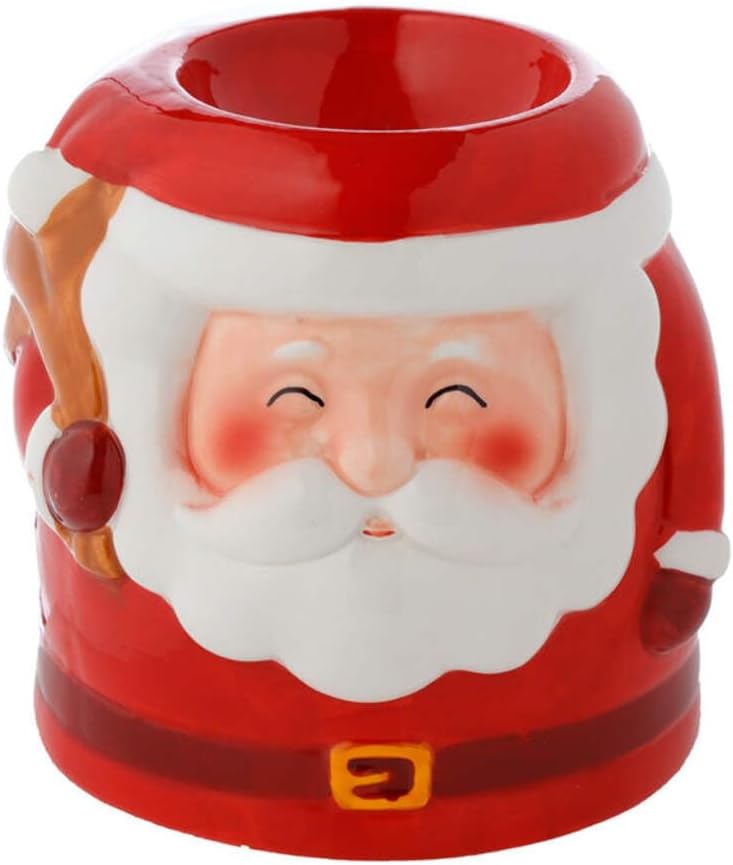 QUEMADOR ACEITE CERAMICA NAVIDAD PAPA NOEL