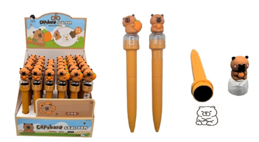 COL.CAPYBARA: BOLIGRAFO STAMP