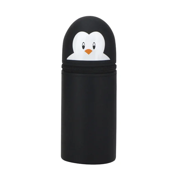 PORTATODO CAMPUS SILICONA PINGÜINO NEGRO