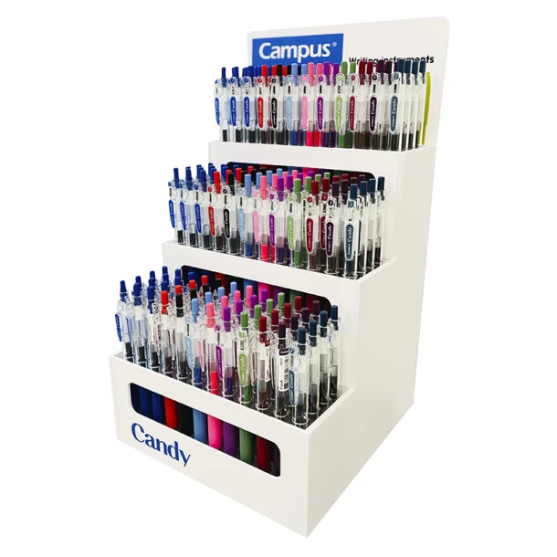 BOLÍGRAFO TINTA GEL CAMPUS CANDY EXPOSITOR 288 UD.